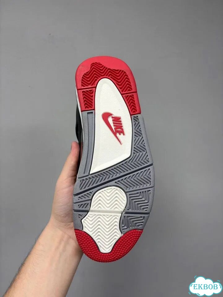 Nike Air Jordan 4 Черно-красные (SO) фото 9