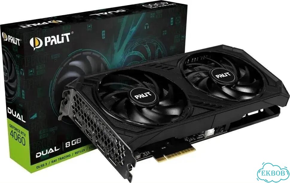 Видеокарта Palit RTX 4060 dual фото 5