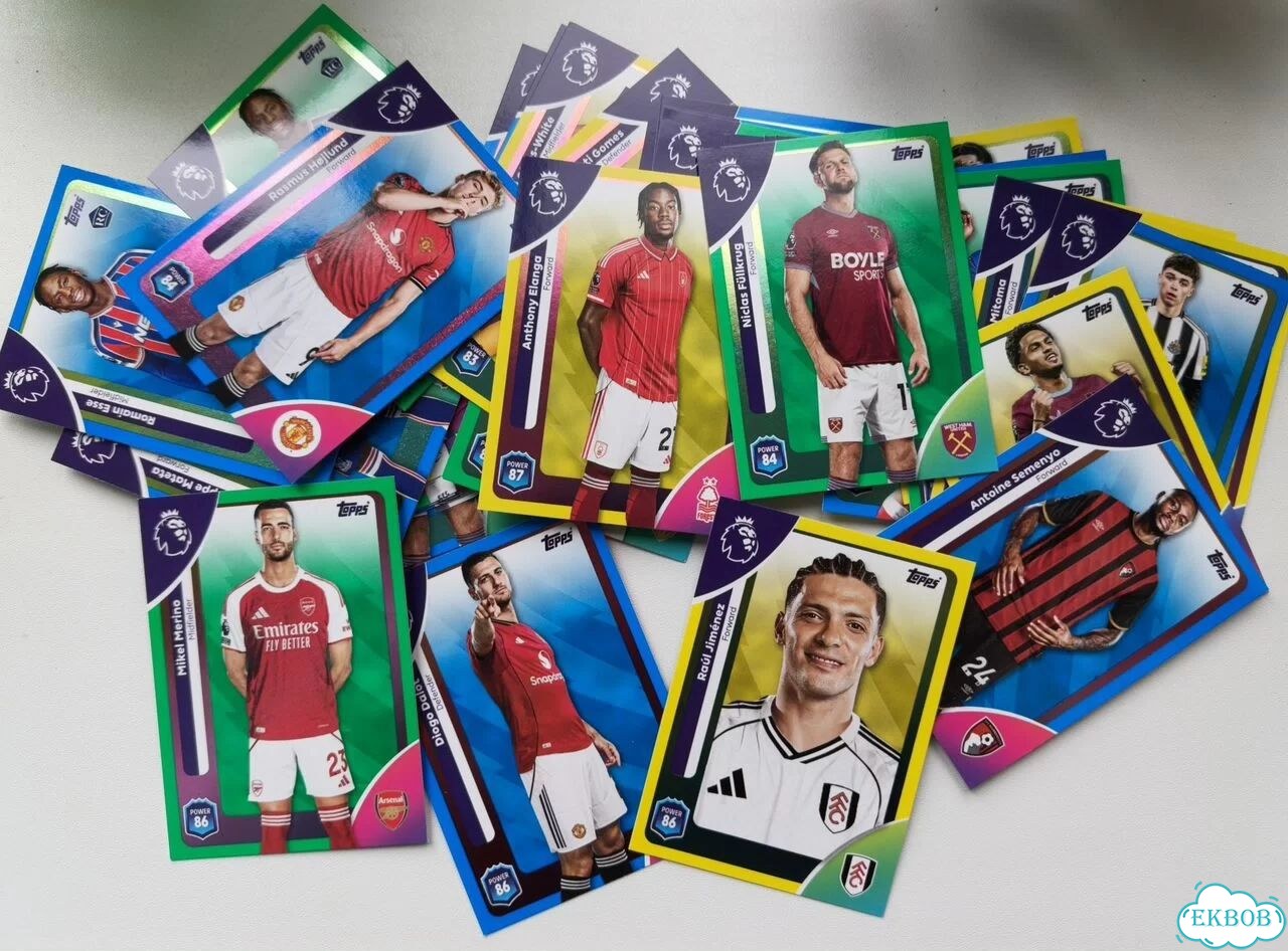 Карточки Topps Premier League 2025/26 фото 2