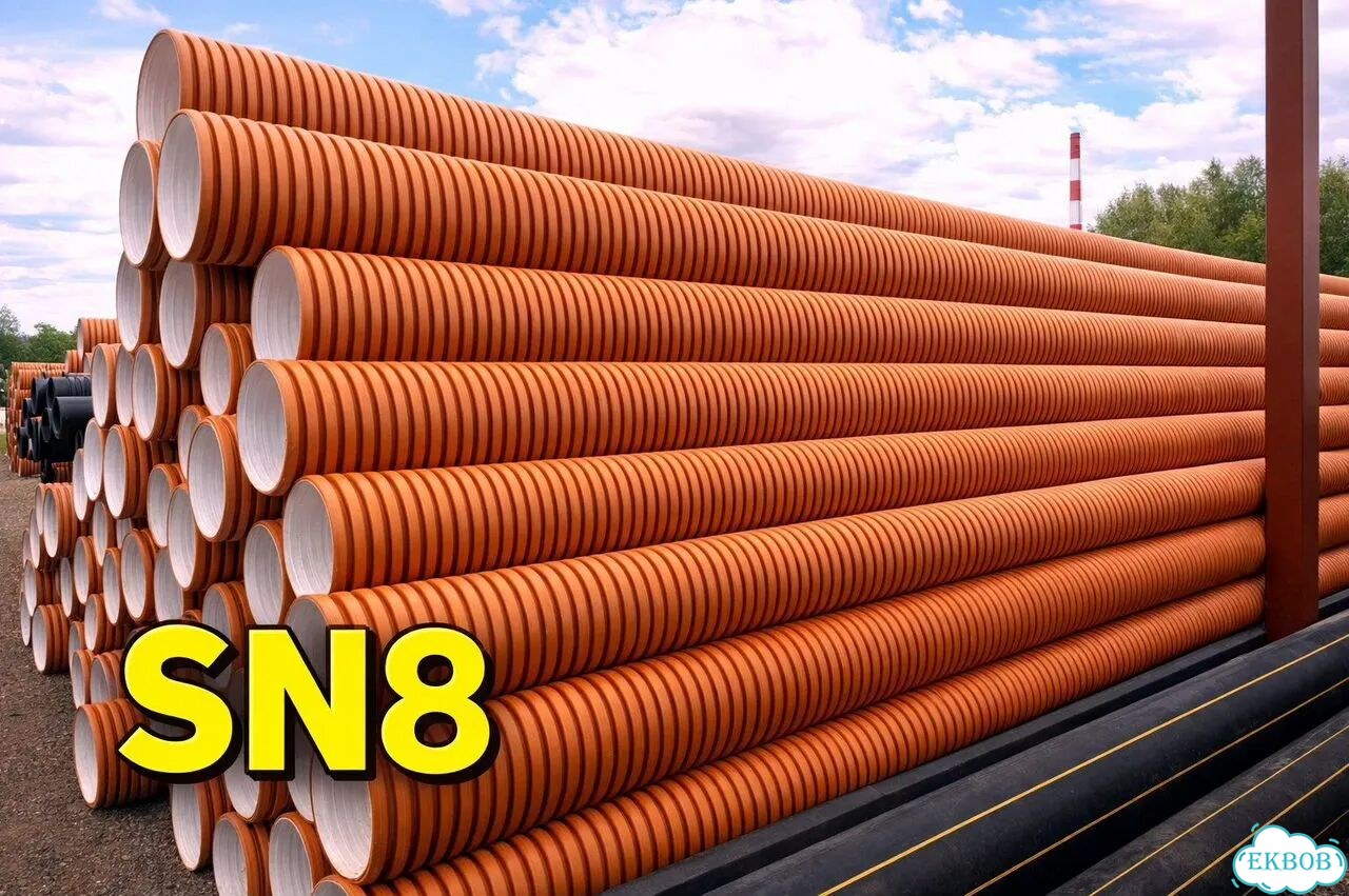 Труба в канаву 250/217 мм SN8 с высокой нагрузкой фото 1