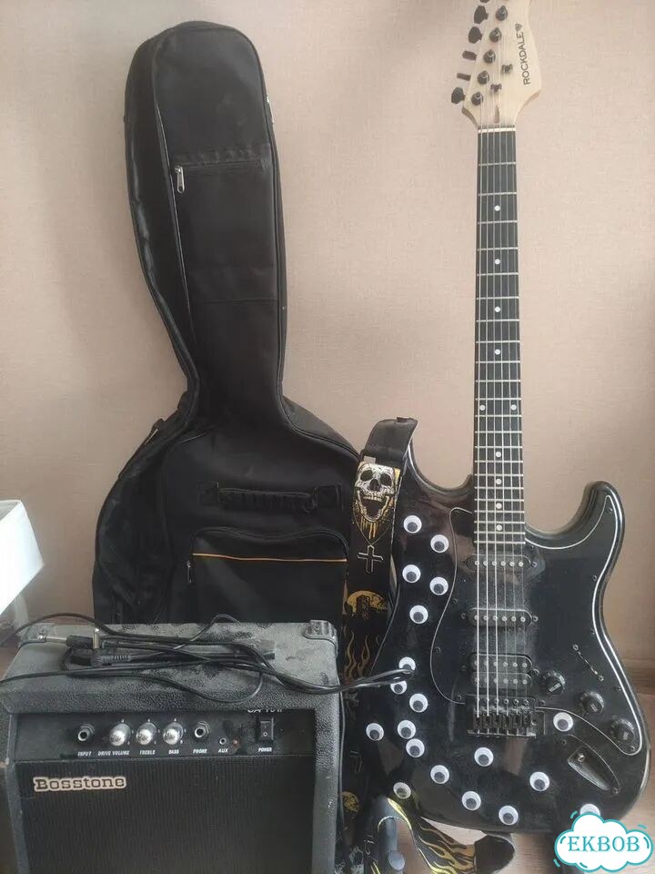 Электрогитара stratocaster rockdale фото 1