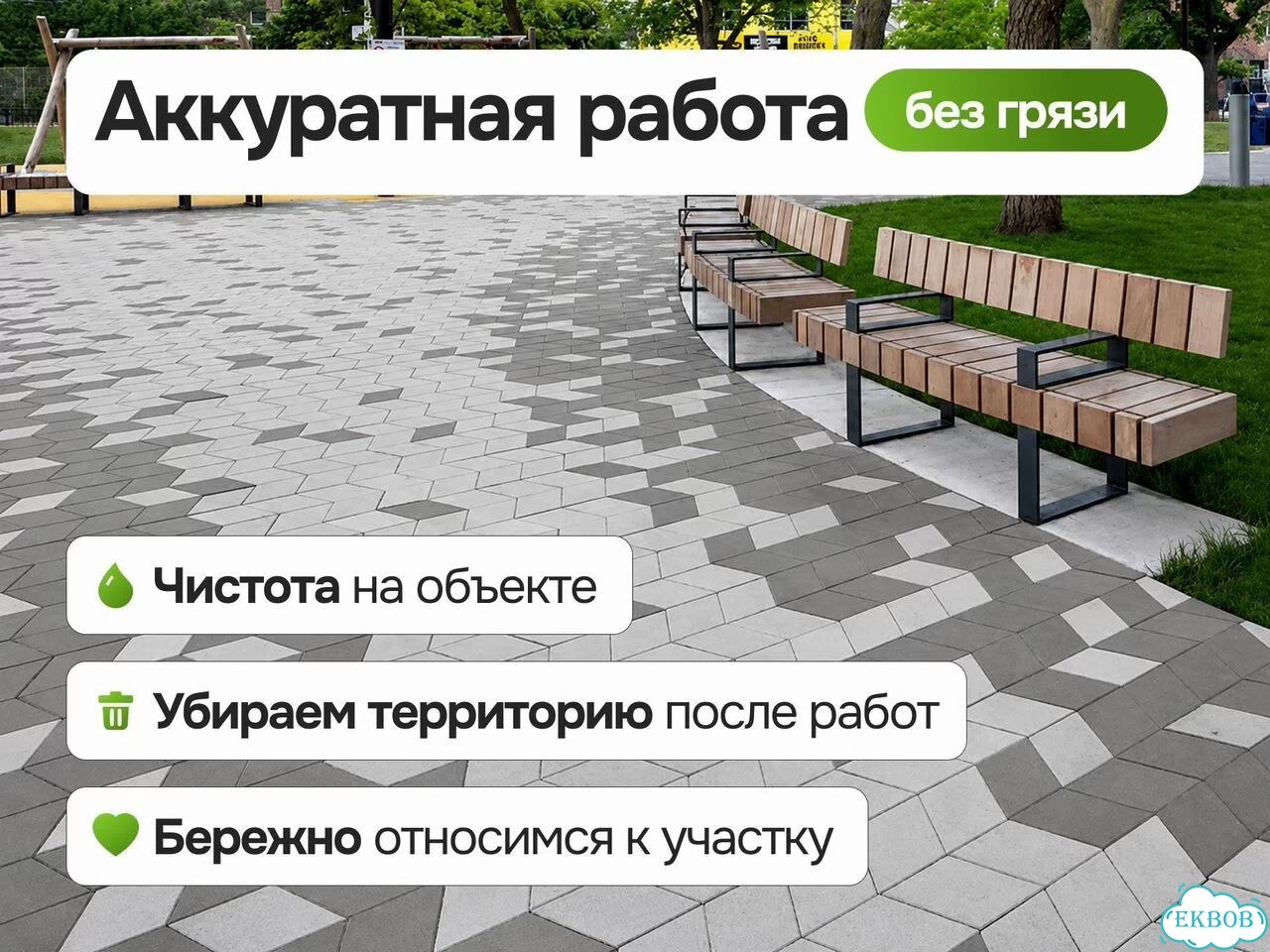 Отмостка вокруг дома сада Благоустройство участка фото 5
