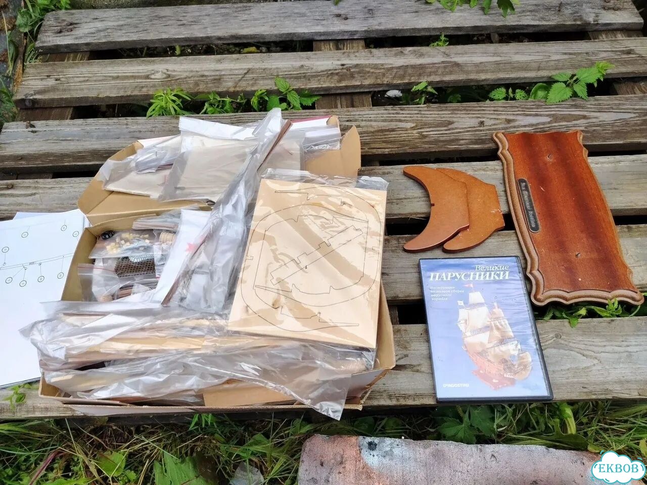 Галеон Сан Джованни батистакоробка с деталями фото 1