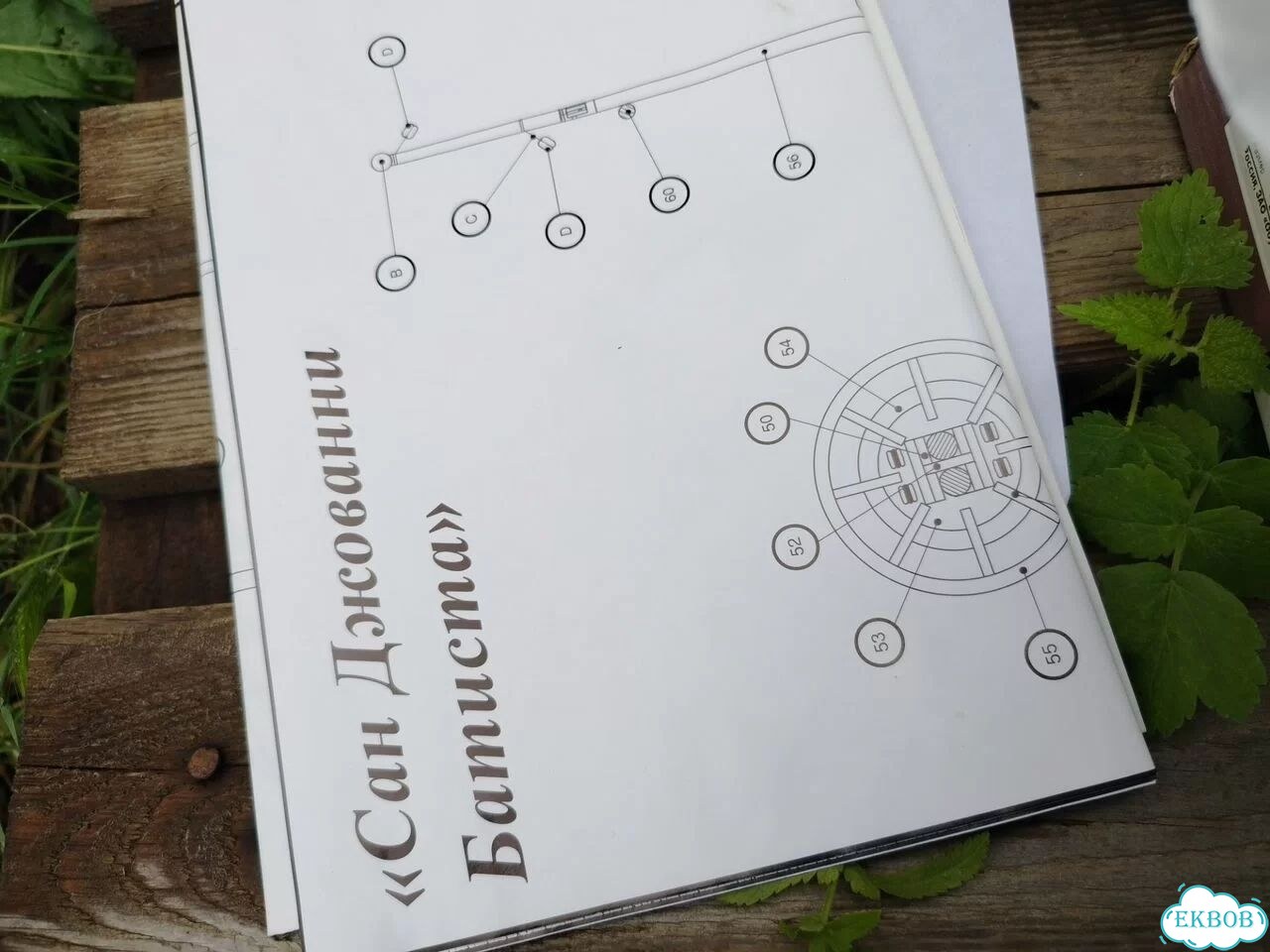 Галеон Сан Джованни батистакоробка с деталями фото 5