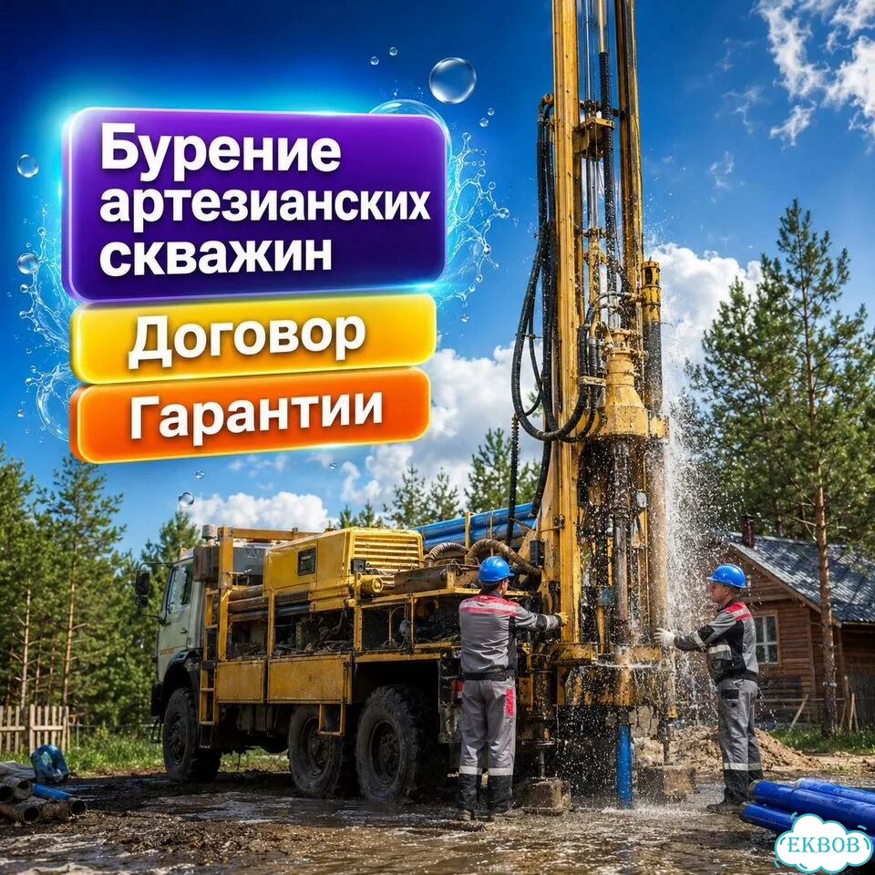 Бурение артезианских скважин Договор Гарантии фото 1