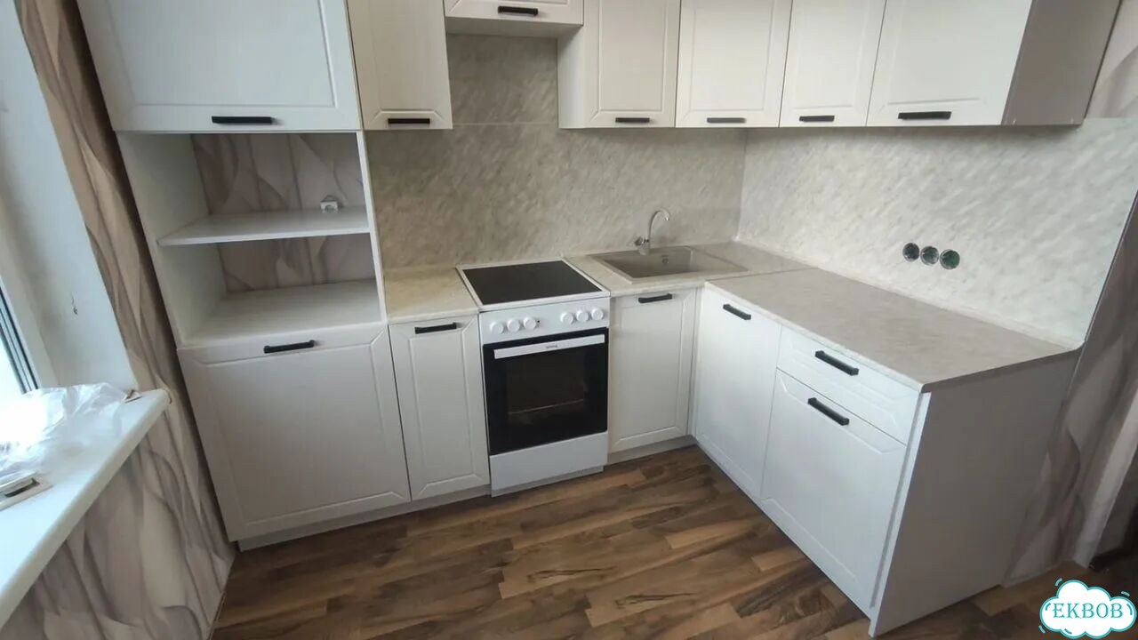 Кухня из модулей мдф универсальный вариант фото 3