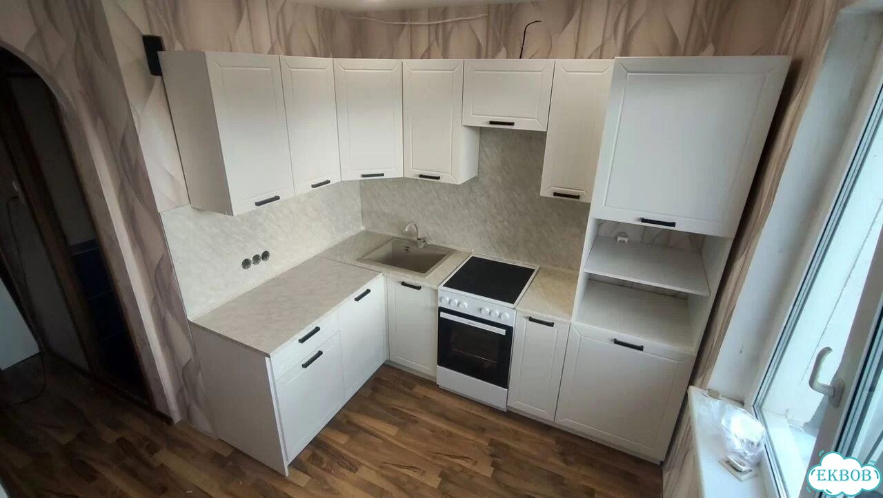 Кухня из модулей мдф универсальный вариант фото 8