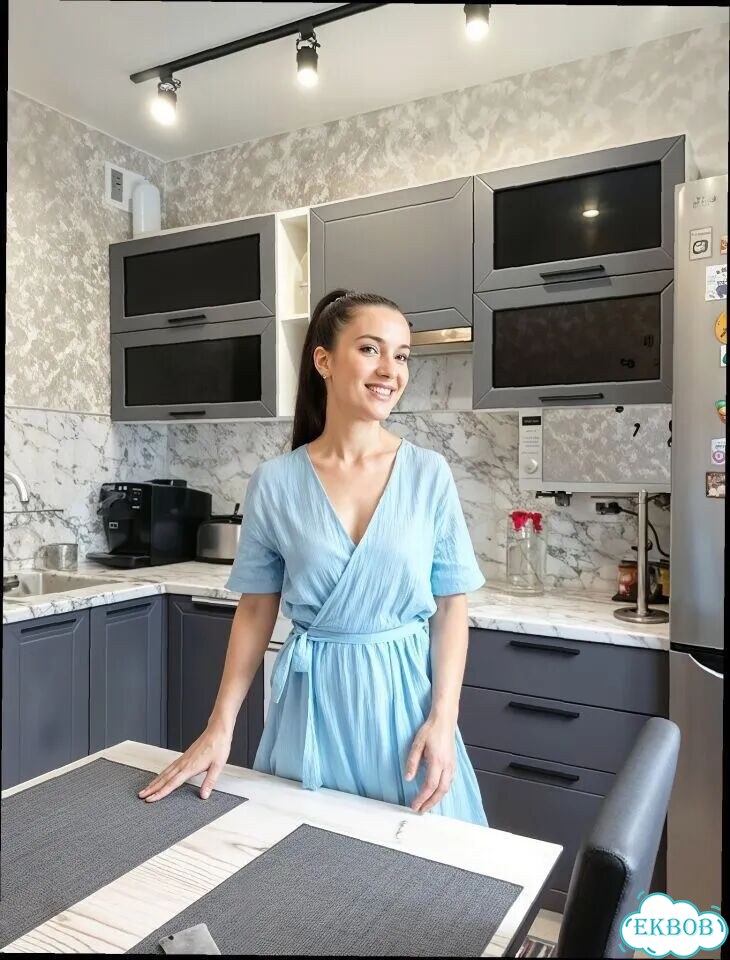 Модульная кухня мдф с современными фасадами фото 10
