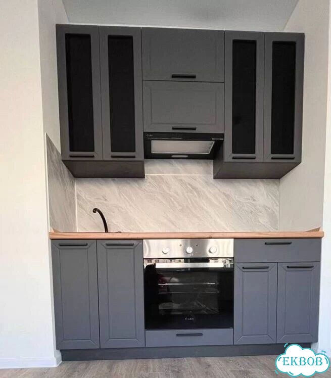 Кухня из модулей мдф универсальный вариант фото 1