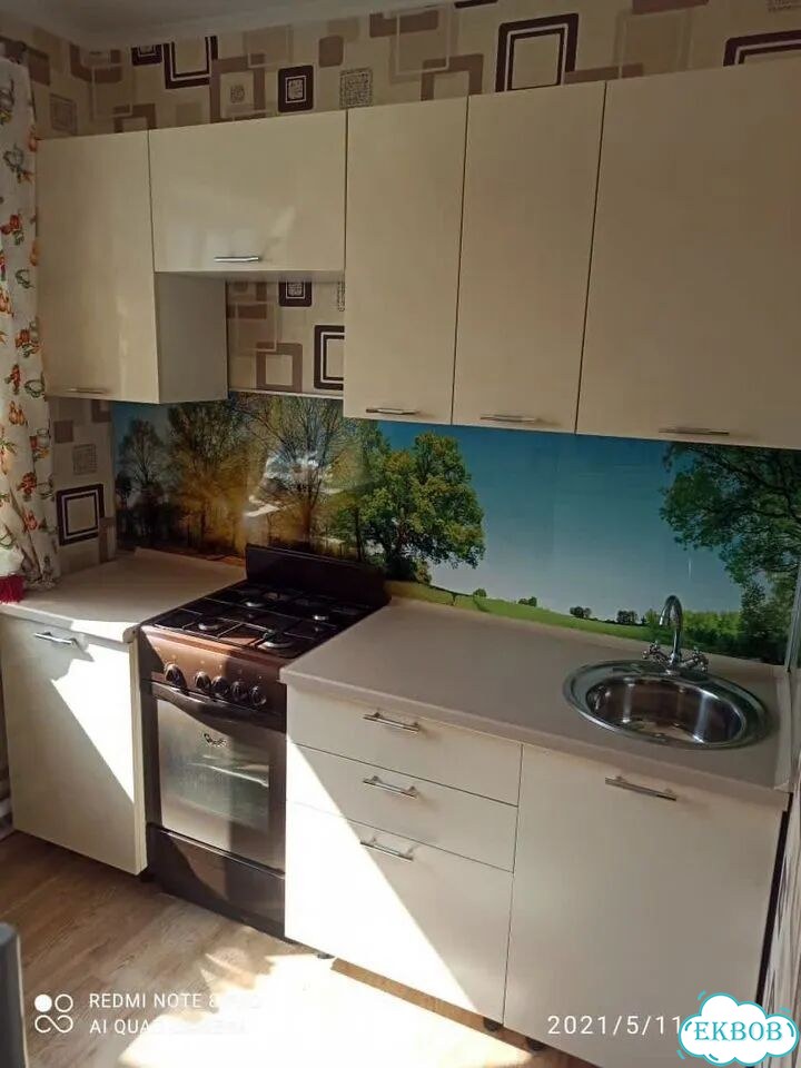Кухонный гарнитур модульный с глянцевыми фасадами мдф фото 8
