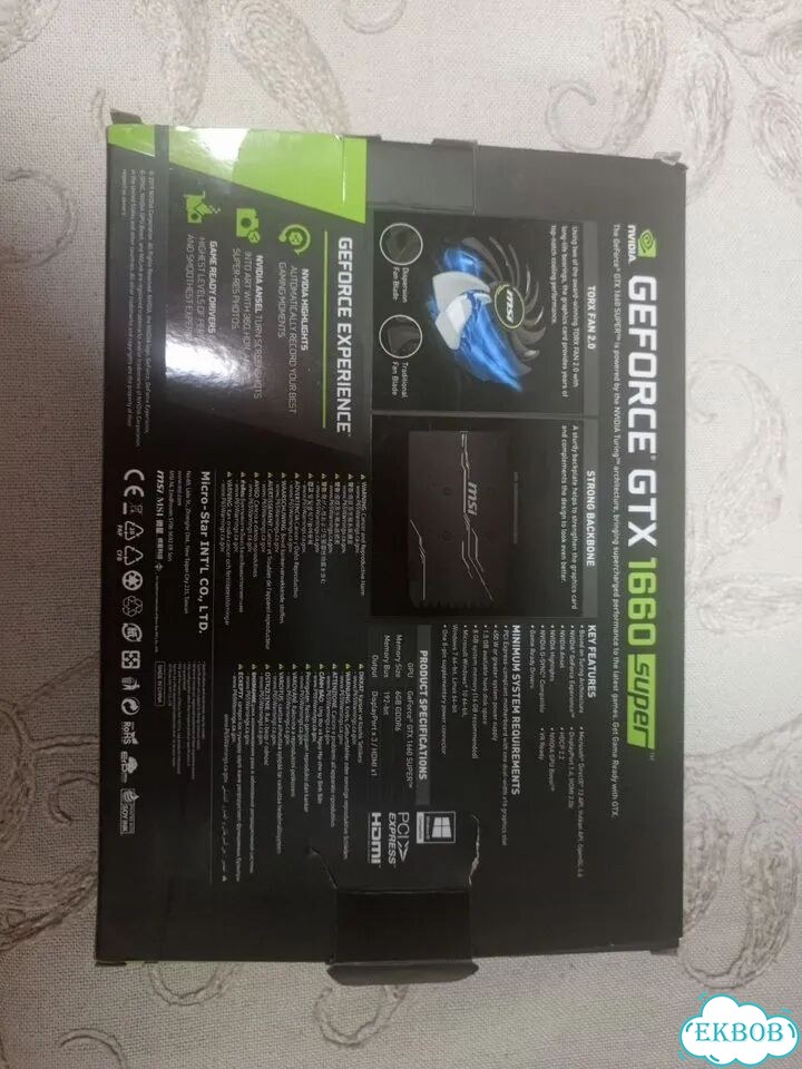 GeForce GTX 1660 super ventus XS OC фото 6