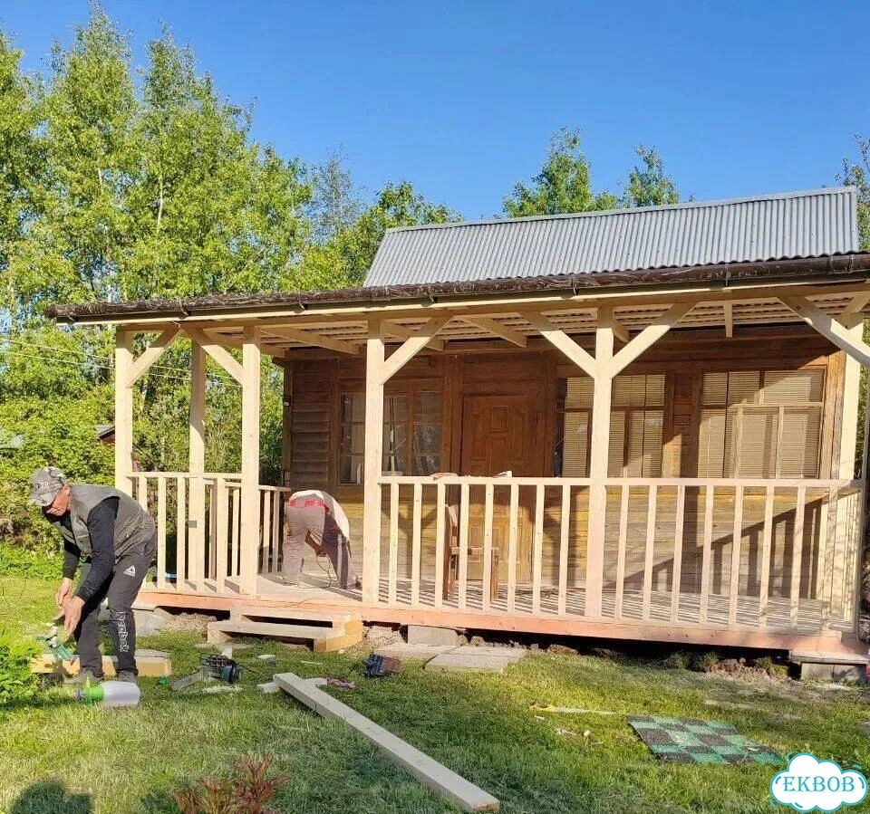 Пристройки веранды террасы беседки фото 3