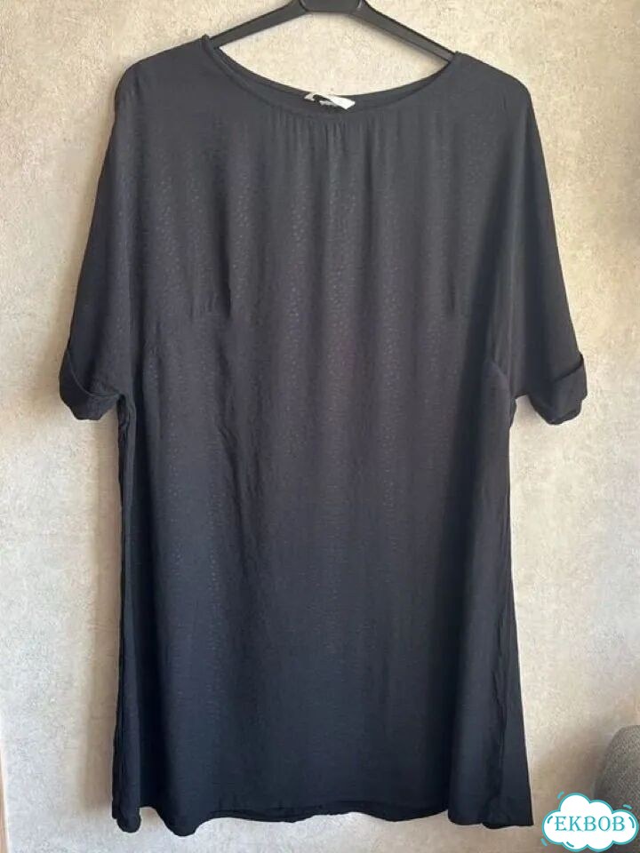Туника-платье женское черное h&m 50-52 фото 1