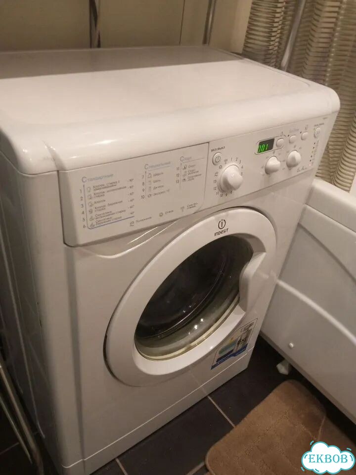 Стиральная машина бу indesit 6 кг фото 1