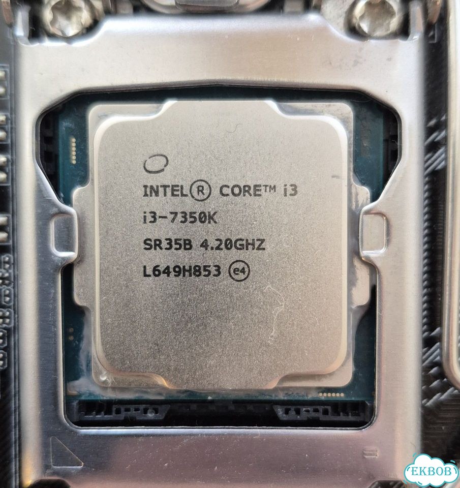 Intel core i3 7350k фото 1