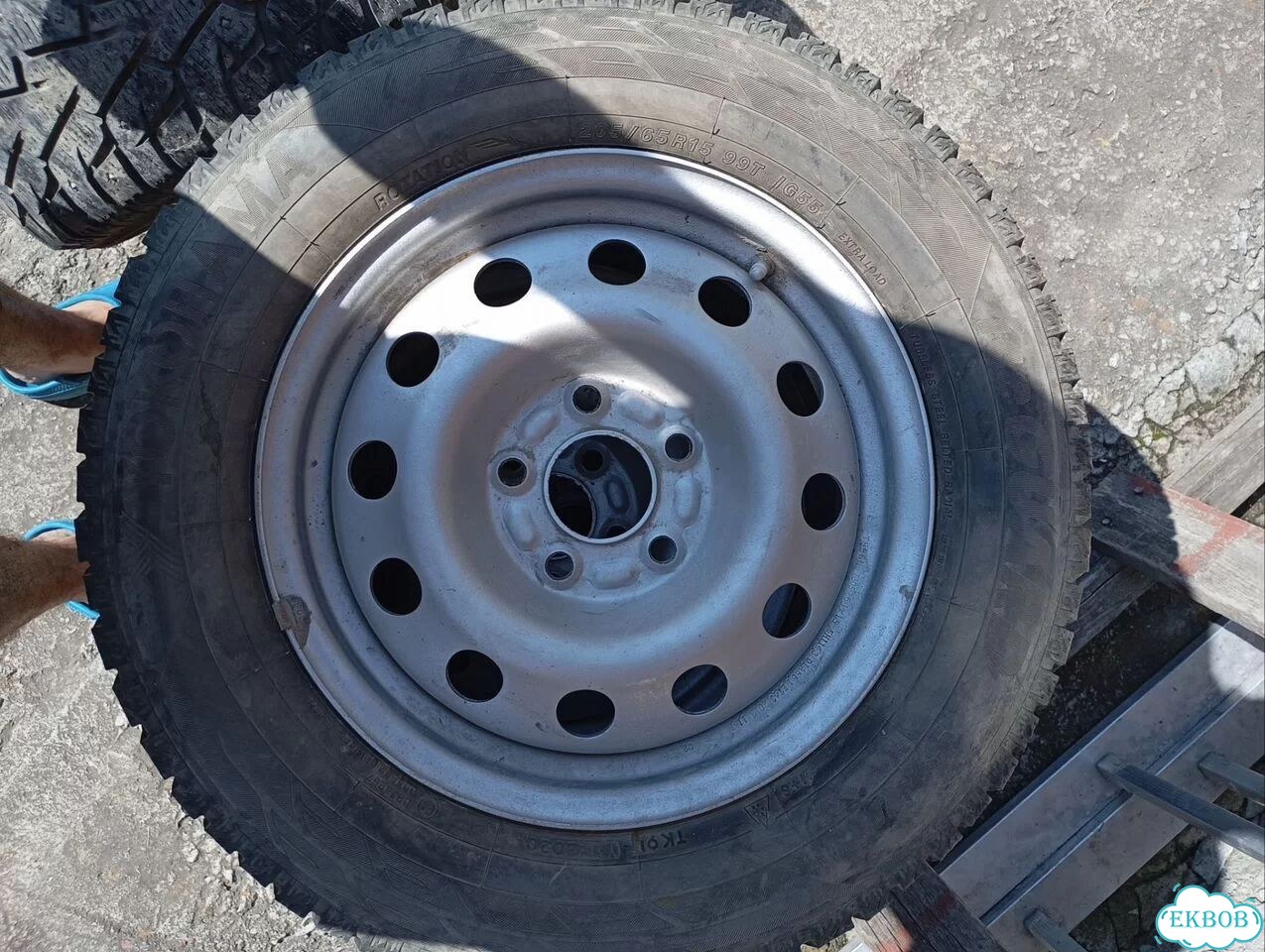 Штампованные диски 885 222 4.7×R15 5×100 фото 2