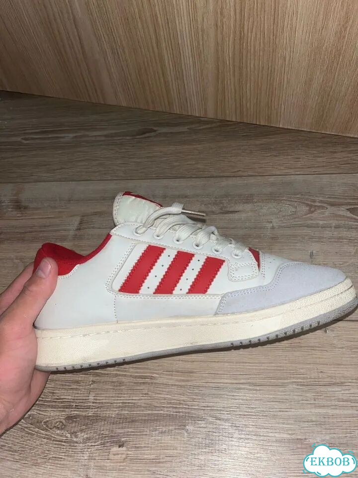 Adidas forum low white red Адидас форум лоу фото 4