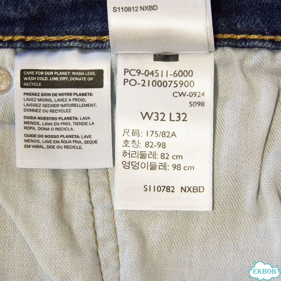 Джинсы Levis 511 W32 L32 Оригинал фото 7
