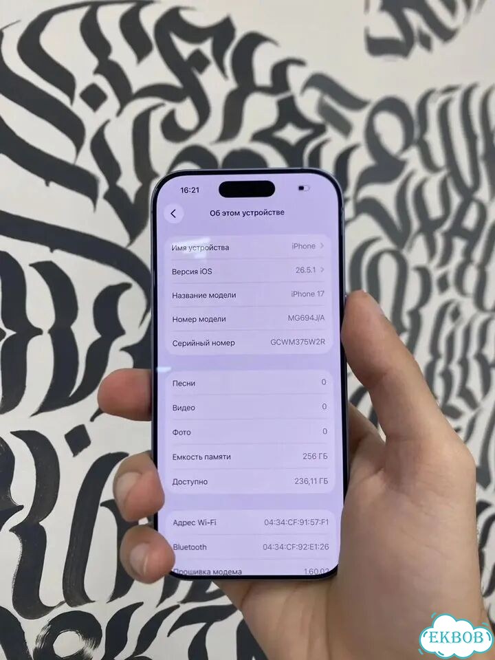 iPhone 17, 256 ГБ, eSIM фото 2