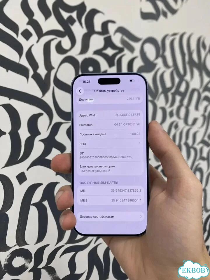 iPhone 17, 256 ГБ, eSIM фото 3