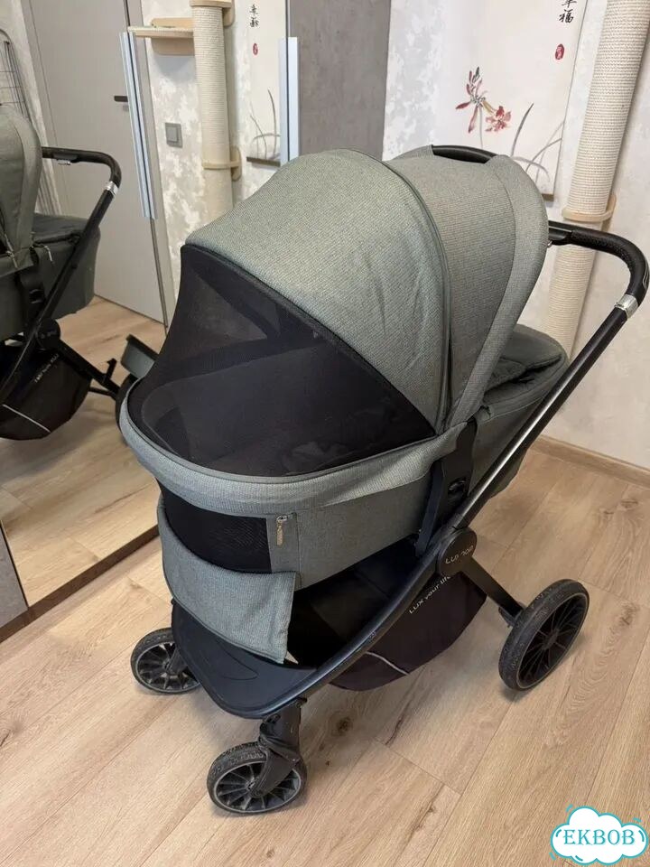 Коляска luxmom 750 2в1 фото 4
