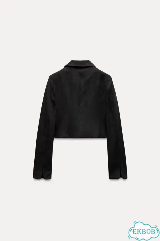 Куртка из искусственной замши Zara фото 2