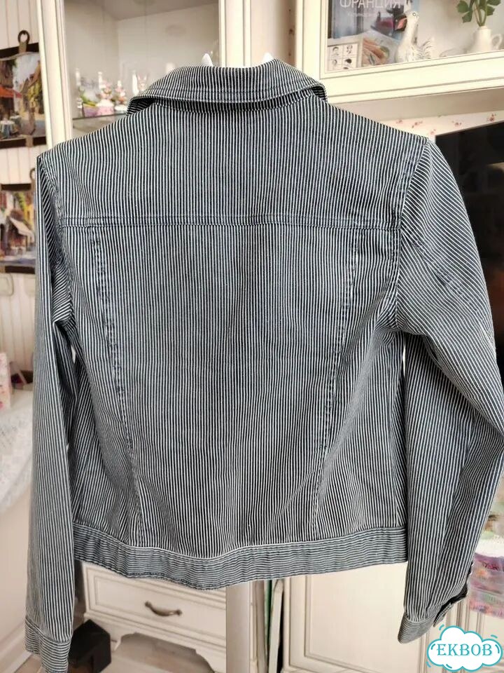 Джинсовая куртка детская 164 Benetton фото 2