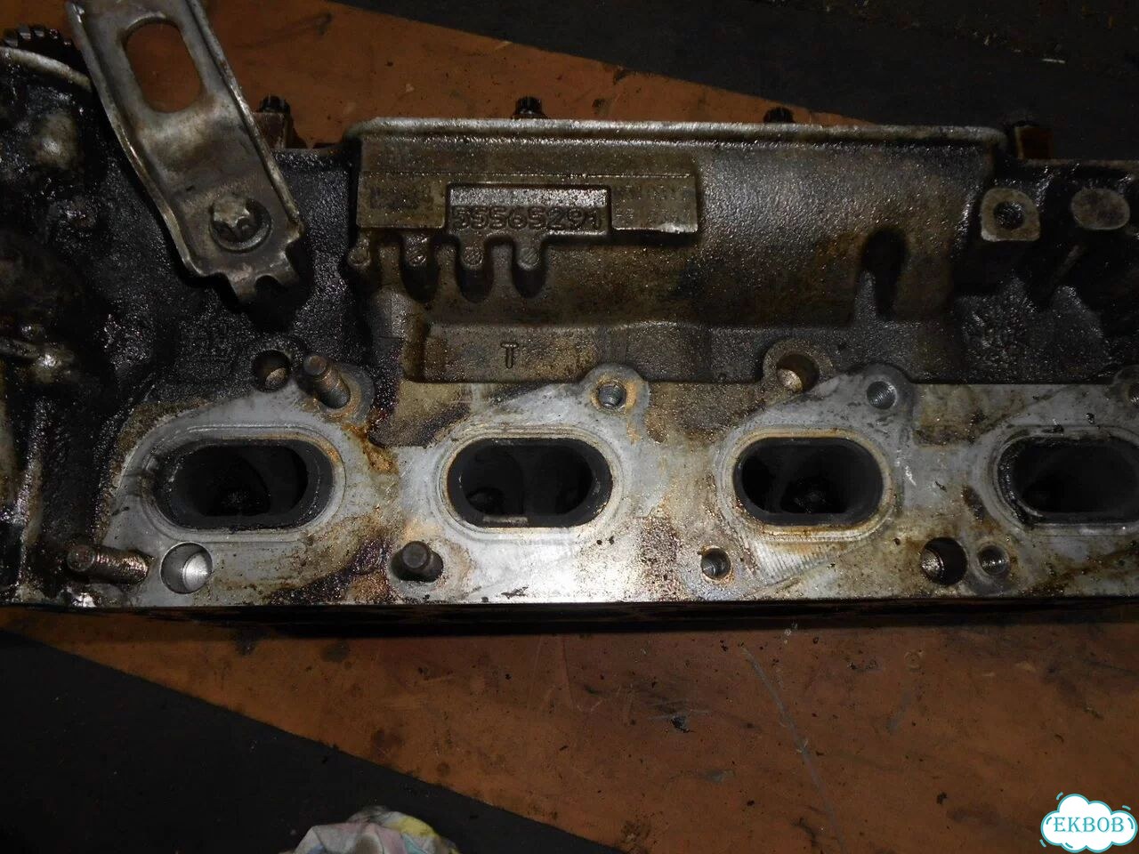 Головка блока цилиндров Opel A14NET 55565291 фото 4