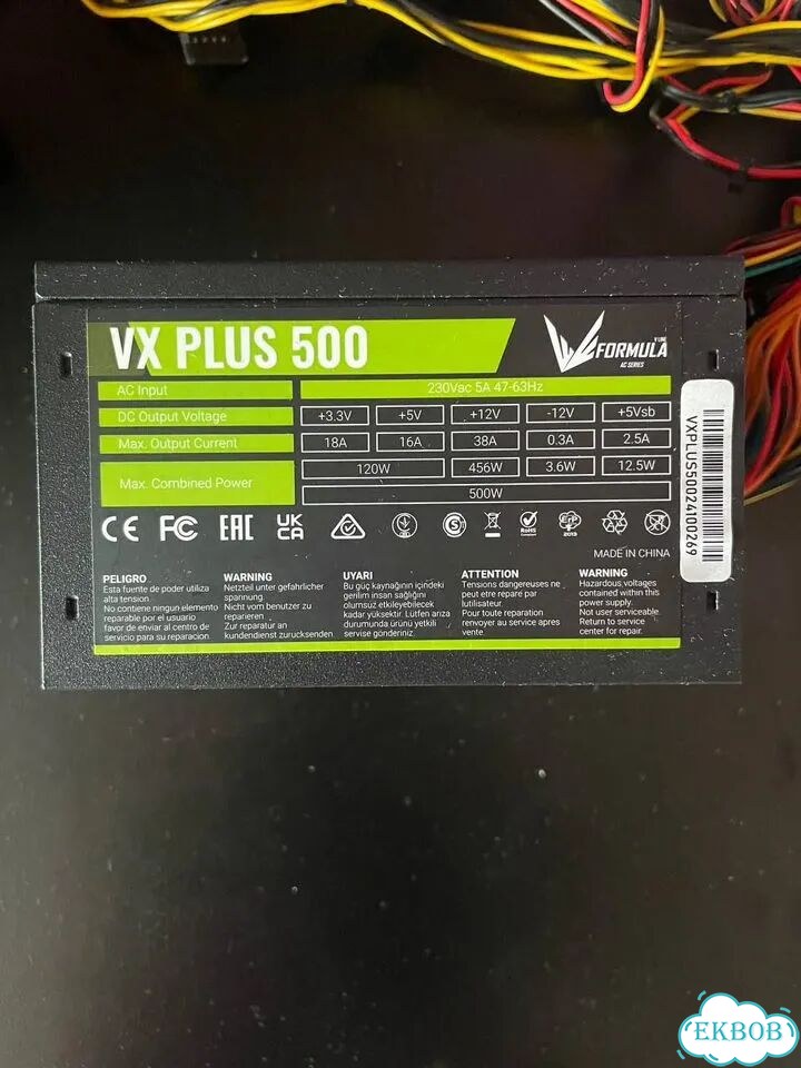 Блок питания Formula AC Series VX plus 500w фото 1