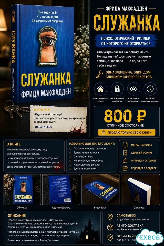 Фрида Макфадден Служанка книга фото 1