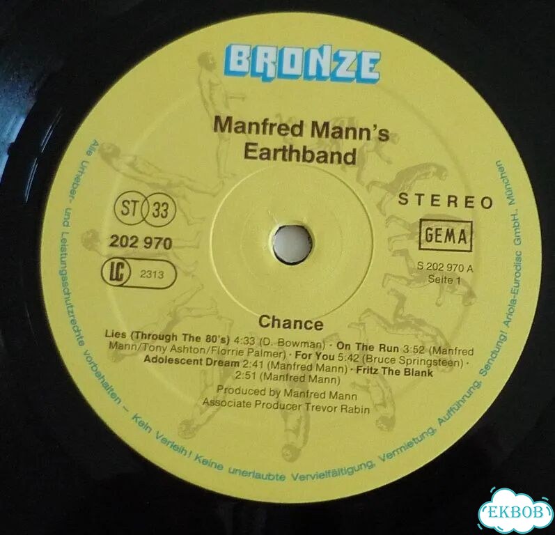 Manfred Mann's Earth Band LP винил фото 8