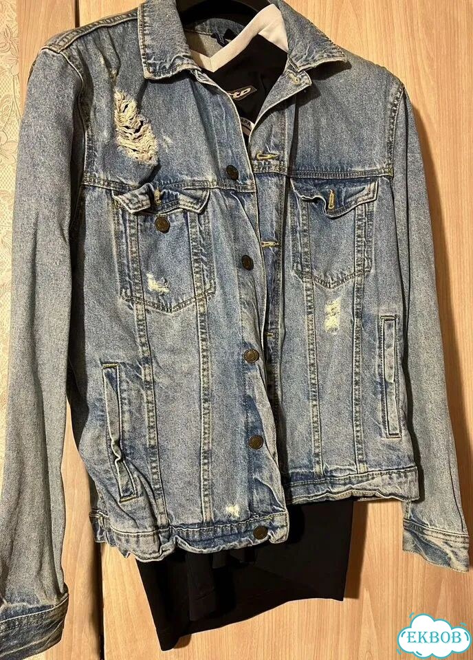 Джинсовая куртка zara мужская фото 4