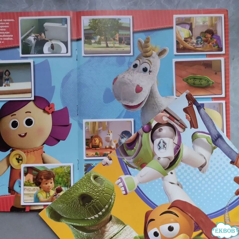 История игрушек 3 альбом Panini и наклейки фото 3