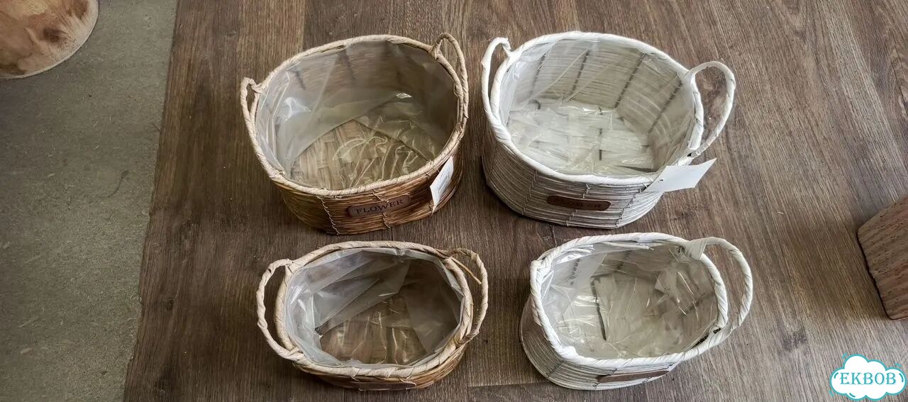 Корзинка с ручками комплектом продаётся фото 2