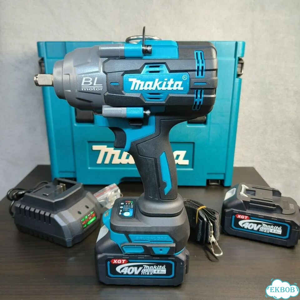 Гайковёрт ударный аккумуляторный Makita 1200 Нм фото 1