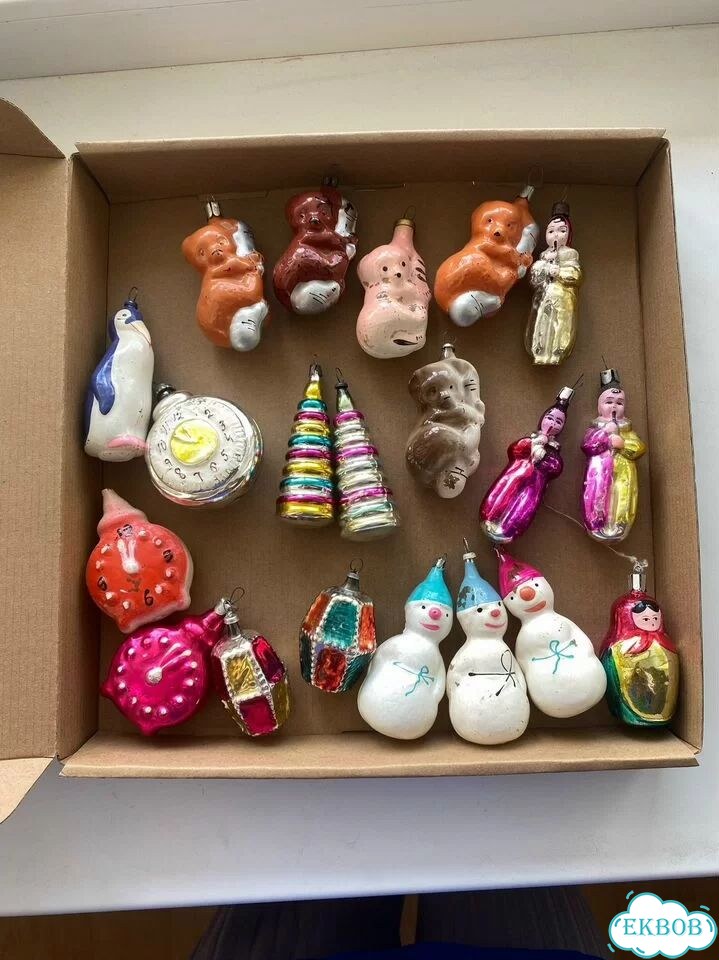 Елочные игрушки СССР фото 1