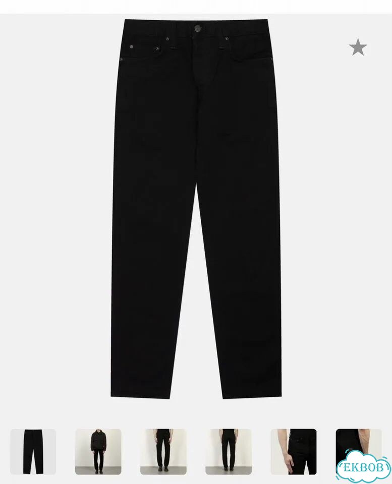 Джинсы Carhartt WIP Черные фото 1