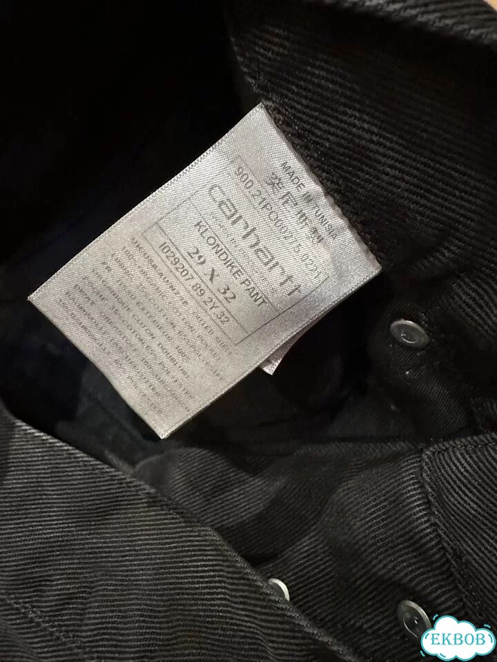 Джинсы Carhartt WIP Черные фото 6