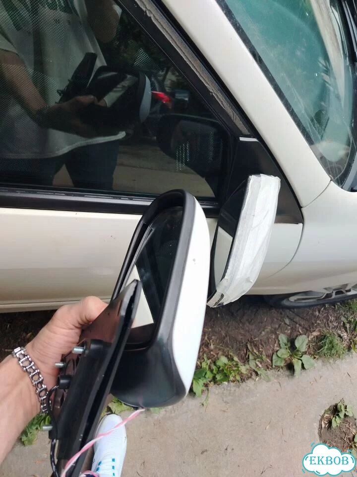 Зеркало боковое mazda familia фото 3