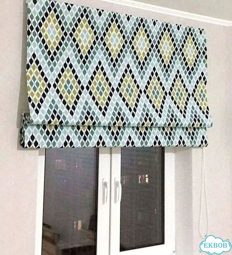 Римские шторы на кухню фото 6