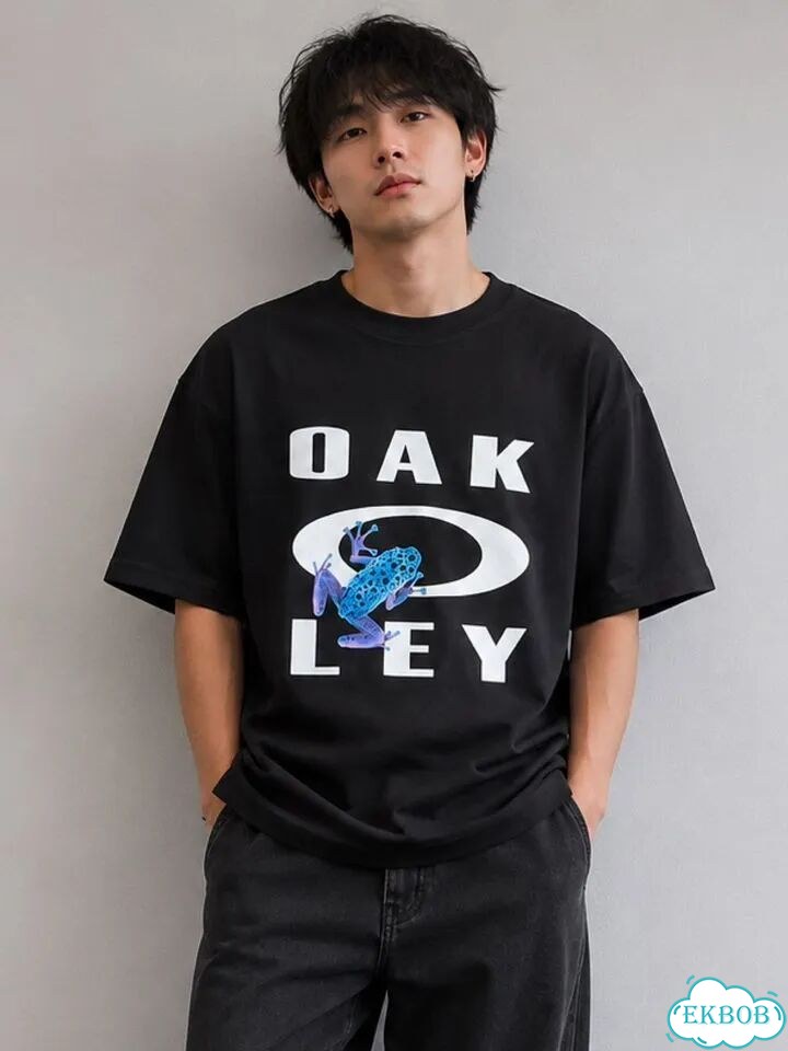 Oakley футболка унисекс черная фото 1