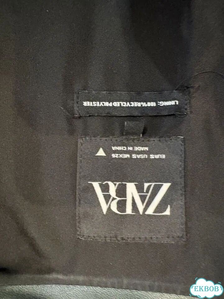 Укороченная куртка рубашка zara фото 5