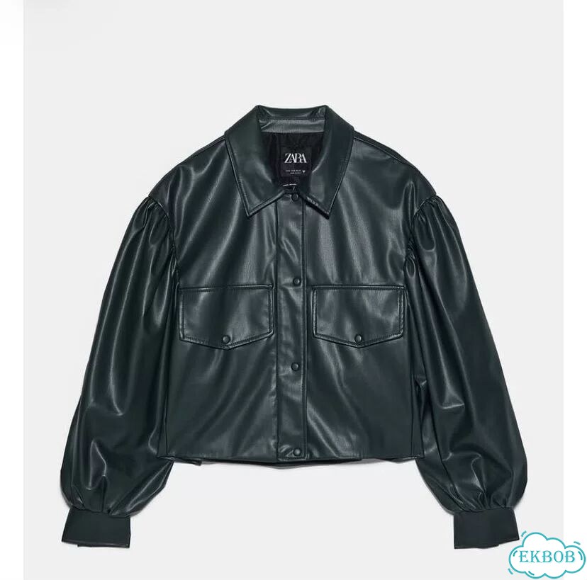 Укороченная куртка рубашка zara фото 7