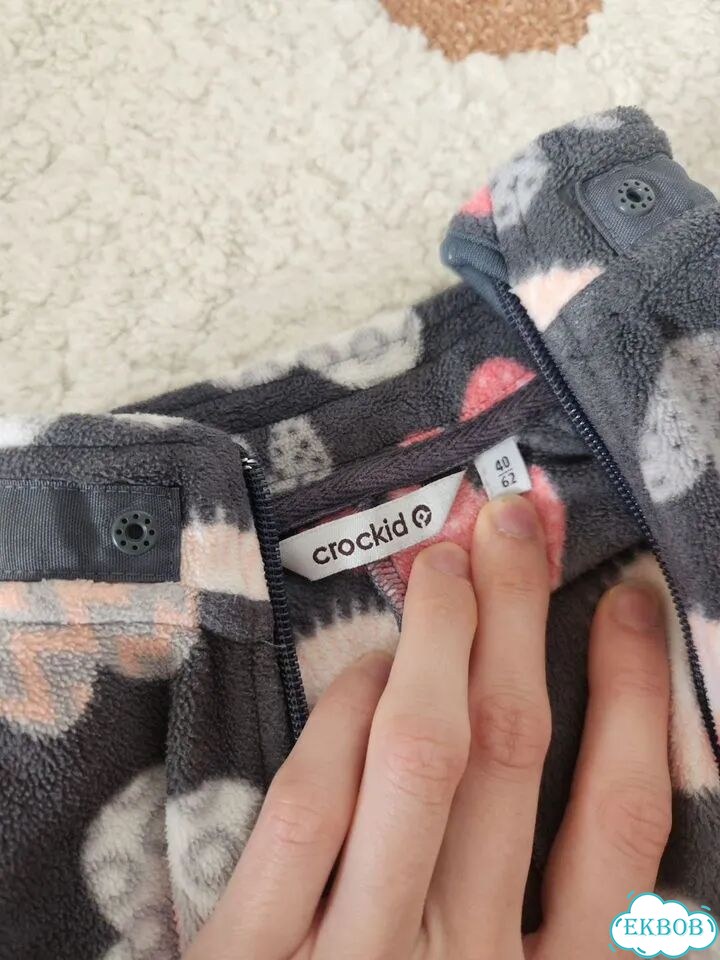 Флисовый комбинезон crockid 62 фото 4