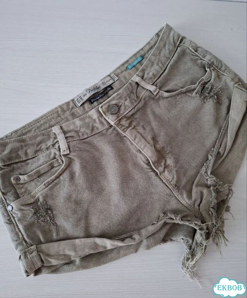 Джинсовы шорты Zara 44 46 фото 1