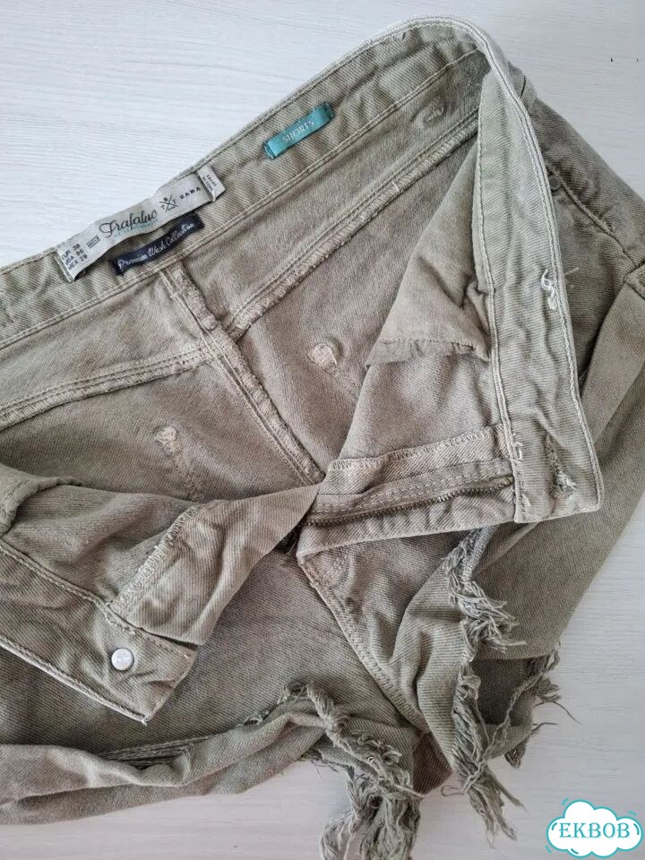Джинсовы шорты Zara 44 46 фото 2