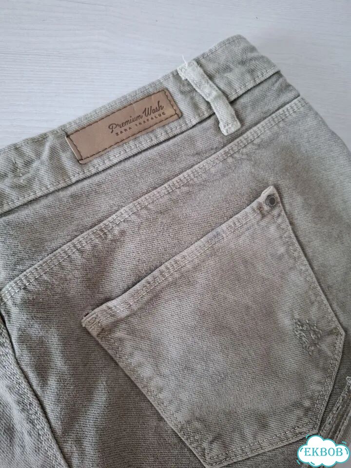 Джинсовы шорты Zara 44 46 фото 5