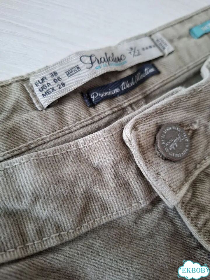 Джинсовы шорты Zara 44 46 фото 6