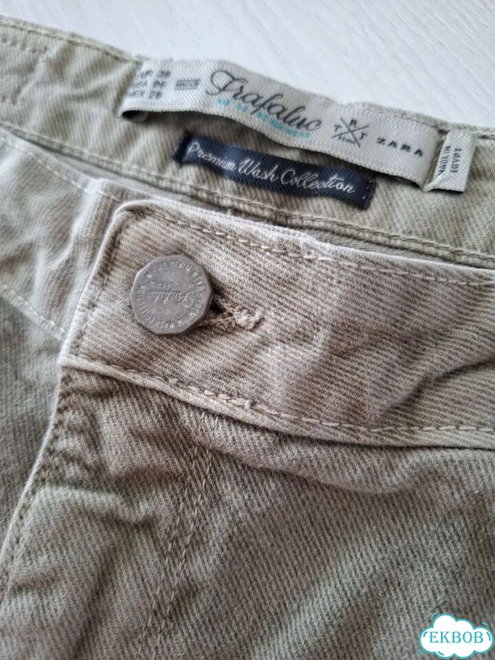 Джинсовы шорты Zara 44 46 фото 8