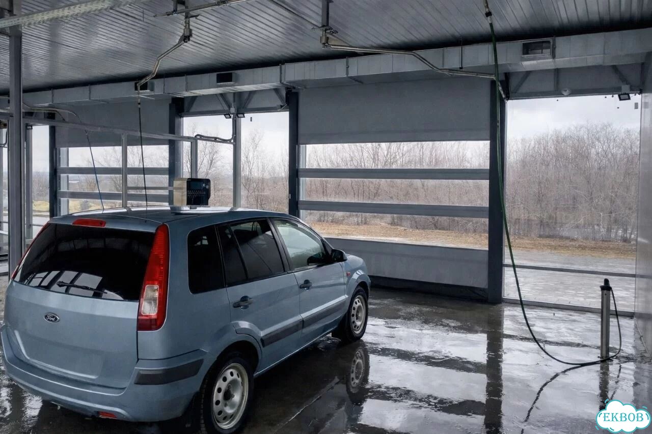 Пвх ворота для автомоек фото 6